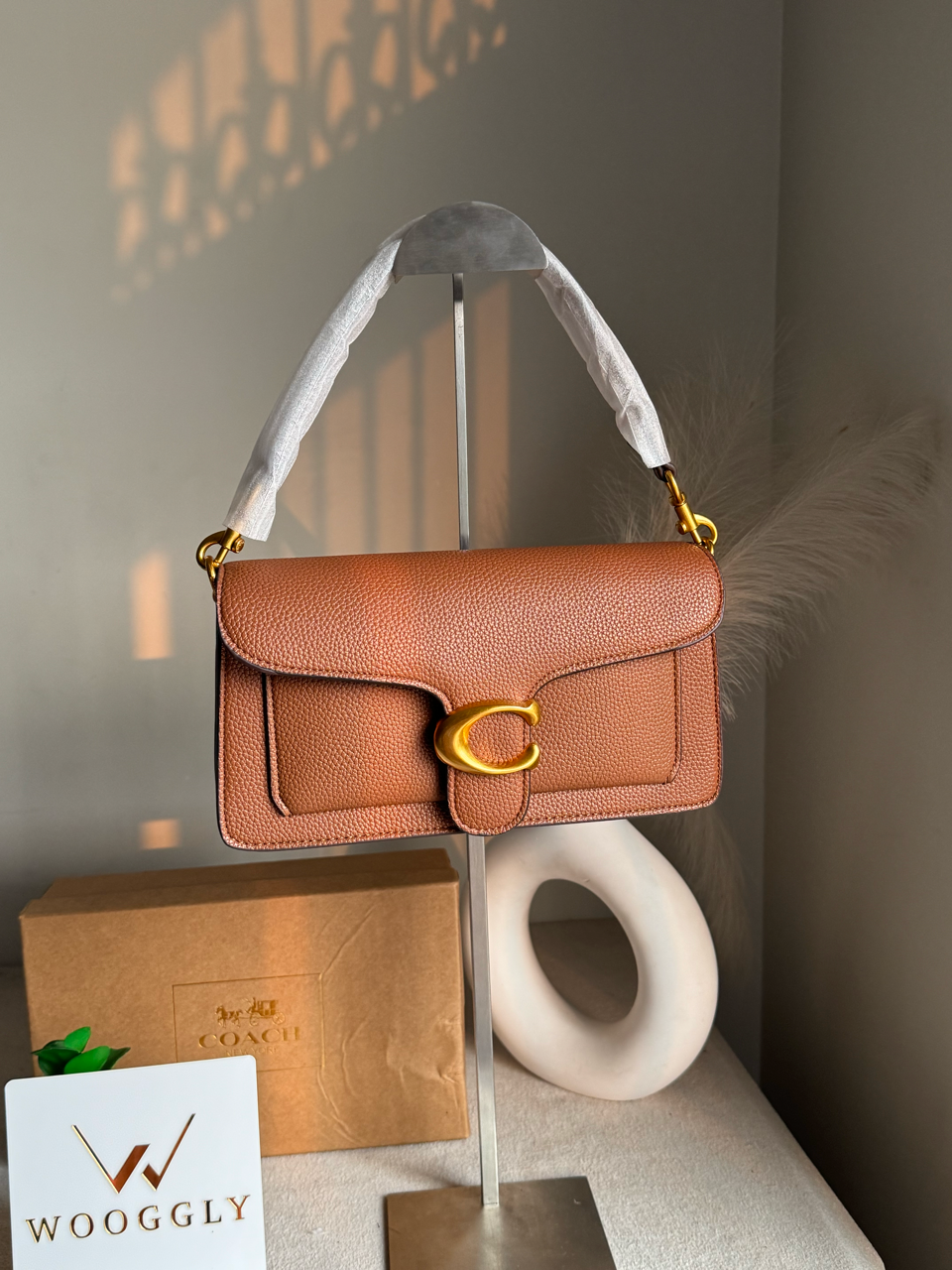 COACH TABBY 26 Brown Good Quality-BOX PACKING