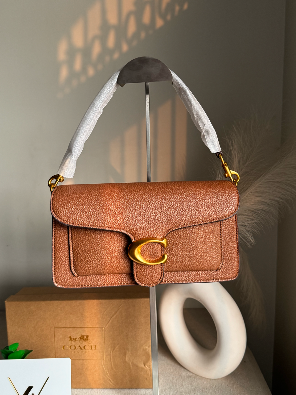 COACH TABBY 26 Brown Good Quality-BOX PACKING