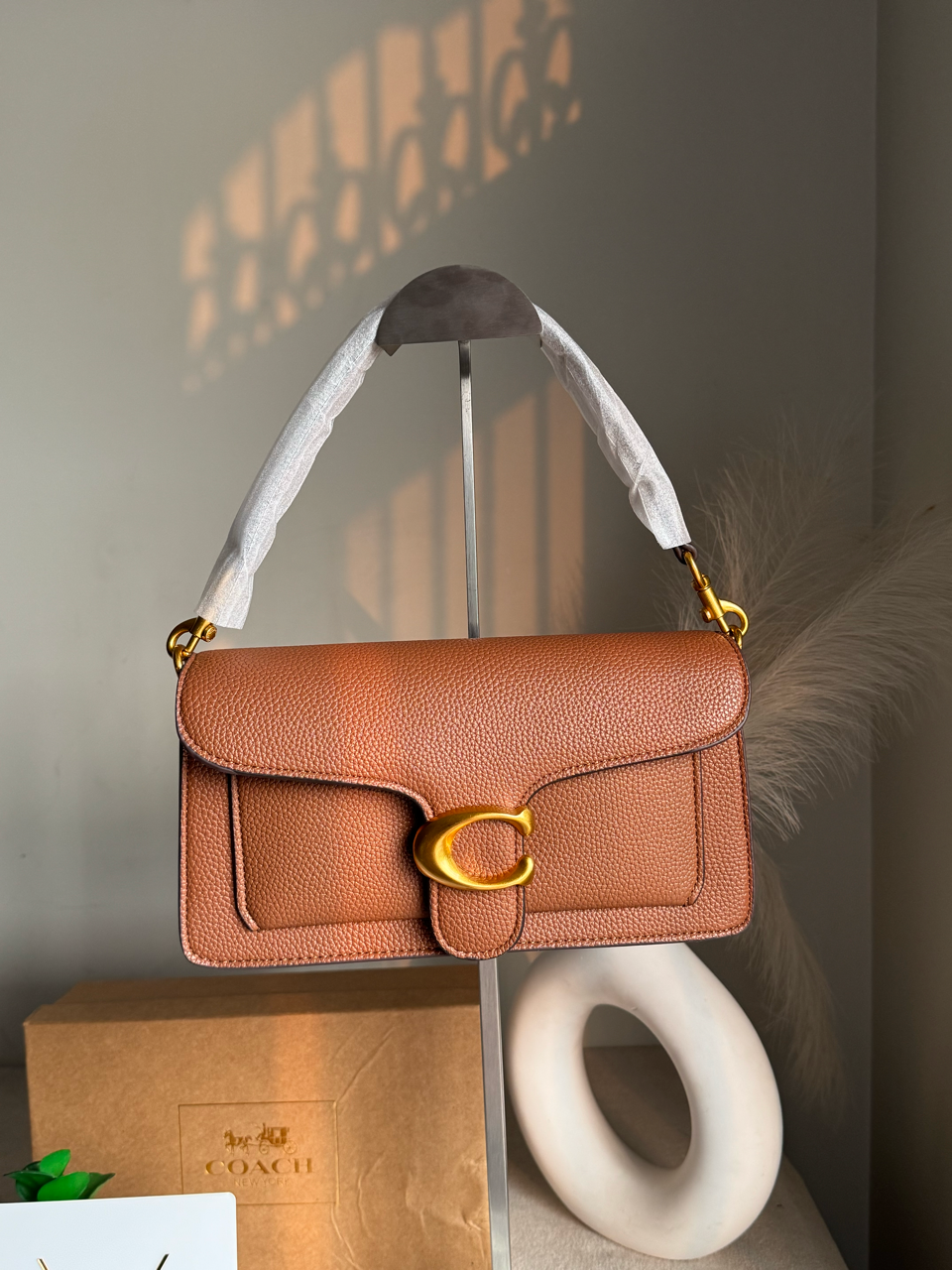 COACH TABBY 26 Brown Good Quality-BOX PACKING