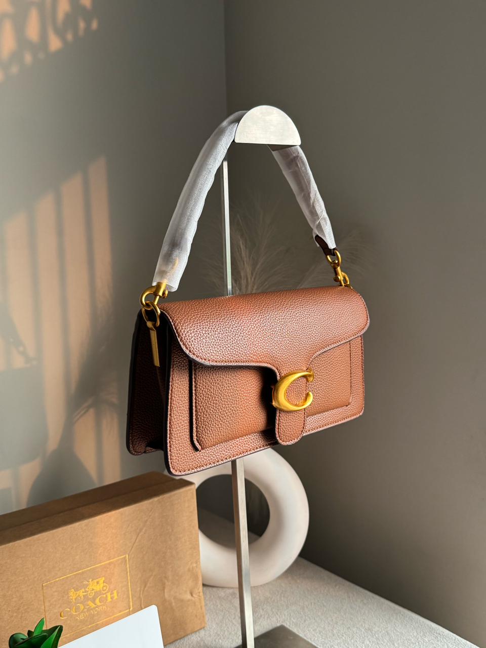 COACH TABBY 26 Brown Good Quality-BOX PACKING