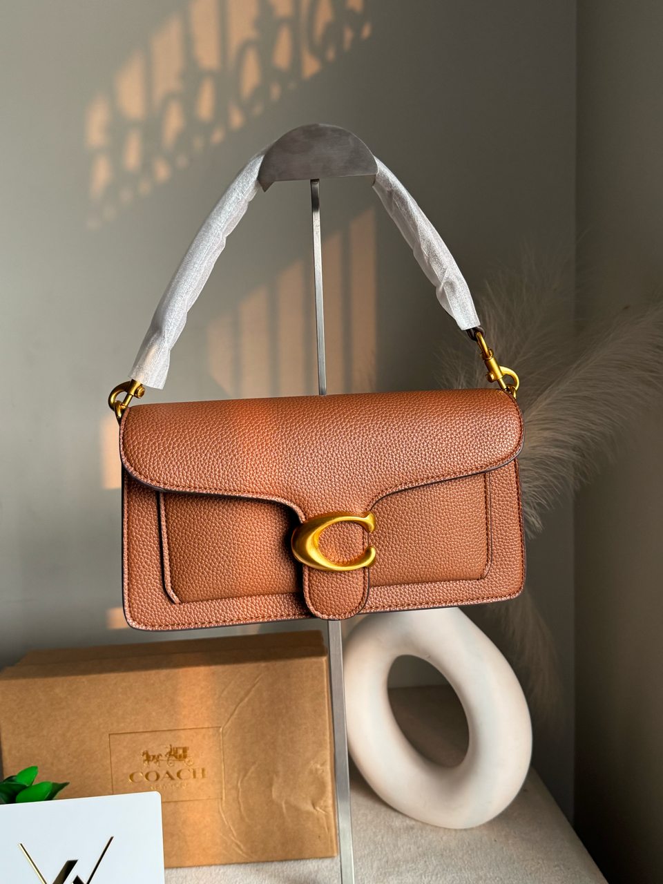 COACH TABBY 26 Brown Good Quality-BOX PACKING