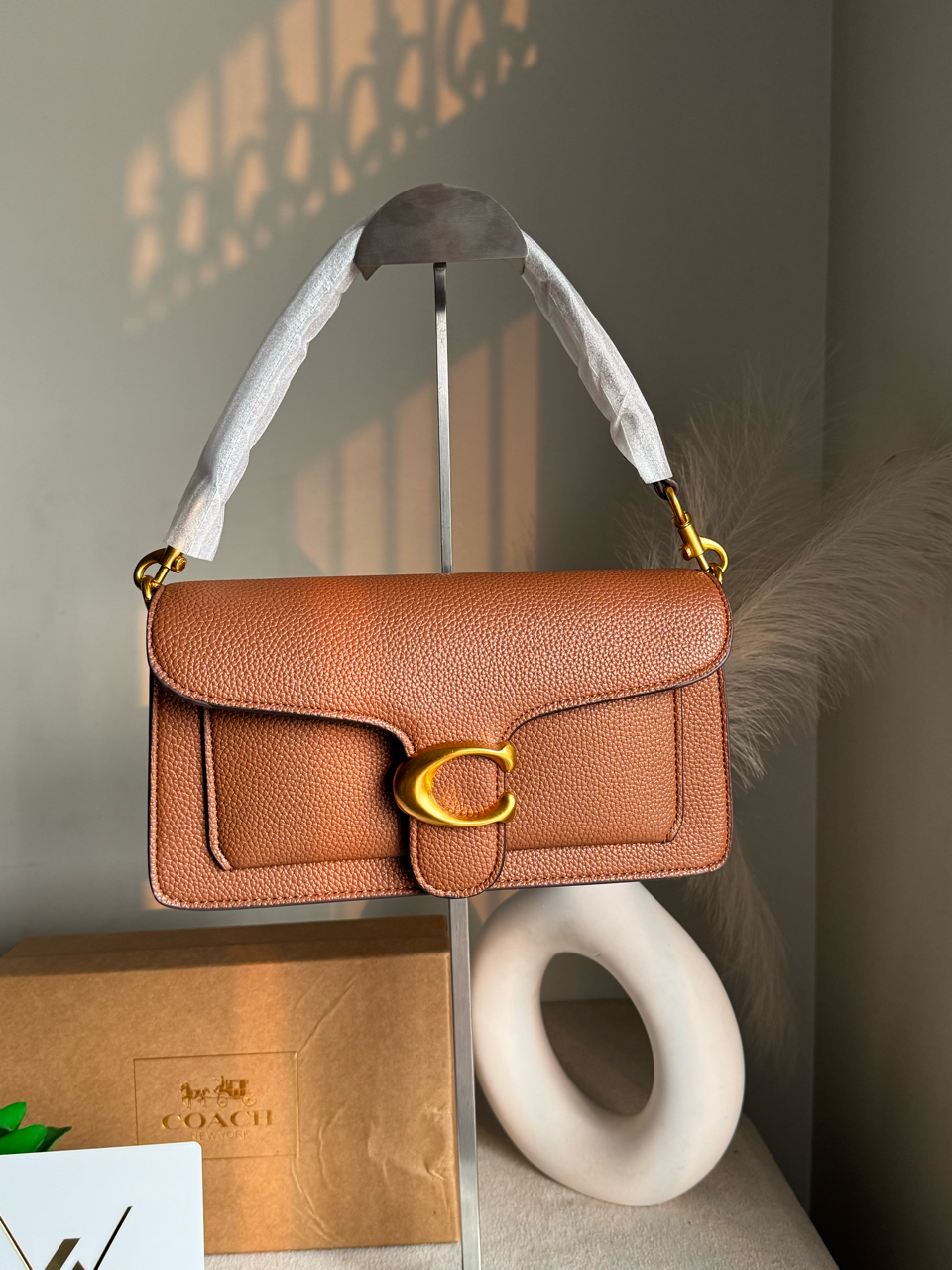 COACH TABBY 26 Brown Good Quality-BOX PACKING