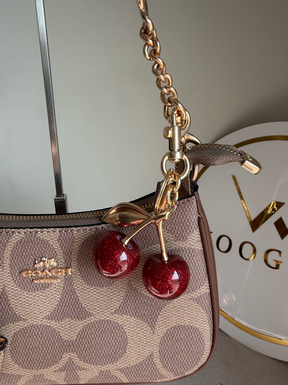 Teri Gift Box with Baby Teri Charm & Cherry Charm - Khaaki