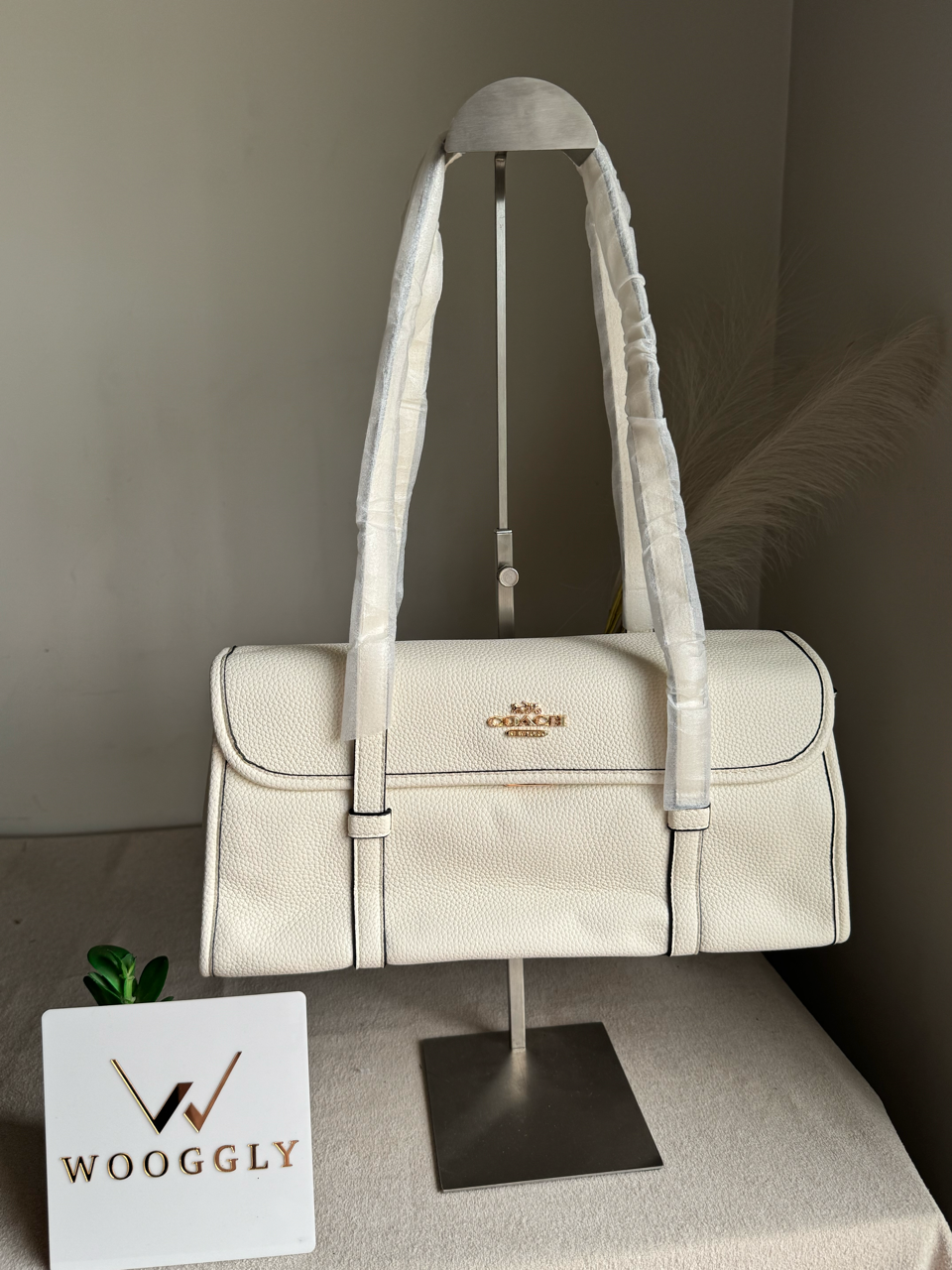 High Quality Coach Shoulder Bag - White & Off White