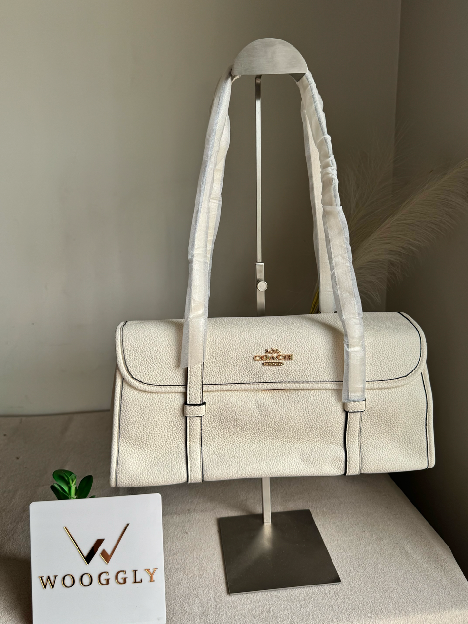 High Quality Coach Shoulder Bag - White & Off White