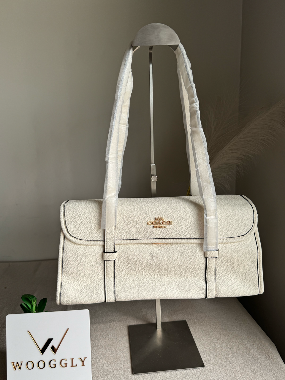 High Quality Coach Shoulder Bag - White & Off White