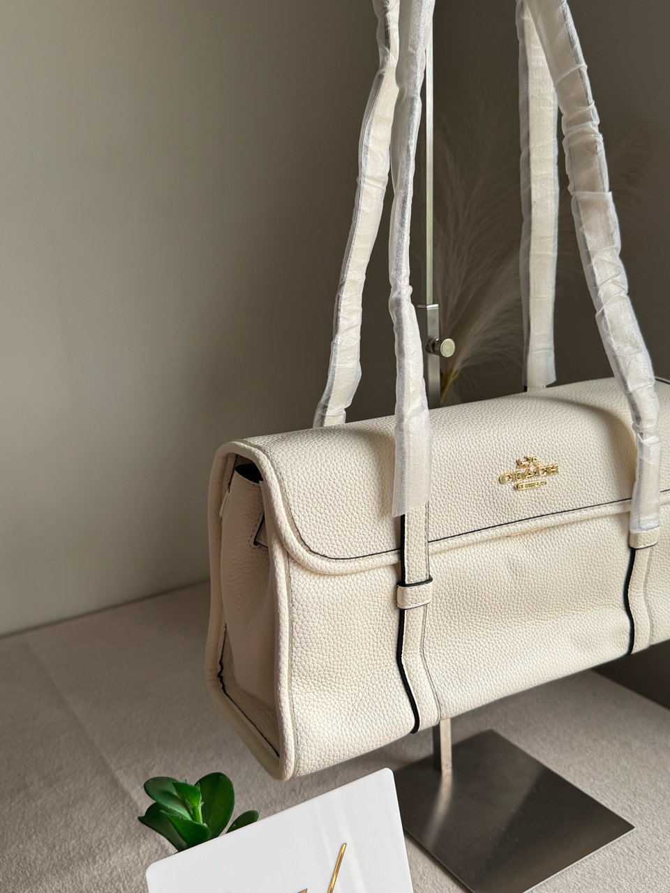 High Quality Coach Shoulder Bag - White & Off White