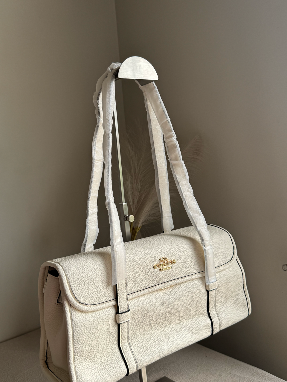 High Quality Coach Shoulder Bag - White & Off White