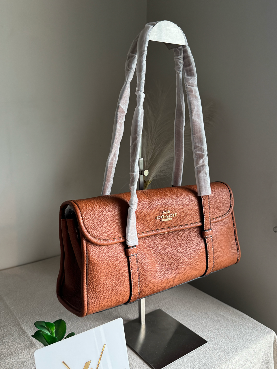 High Quality Coach Shoulder Bag - Fall Brown
