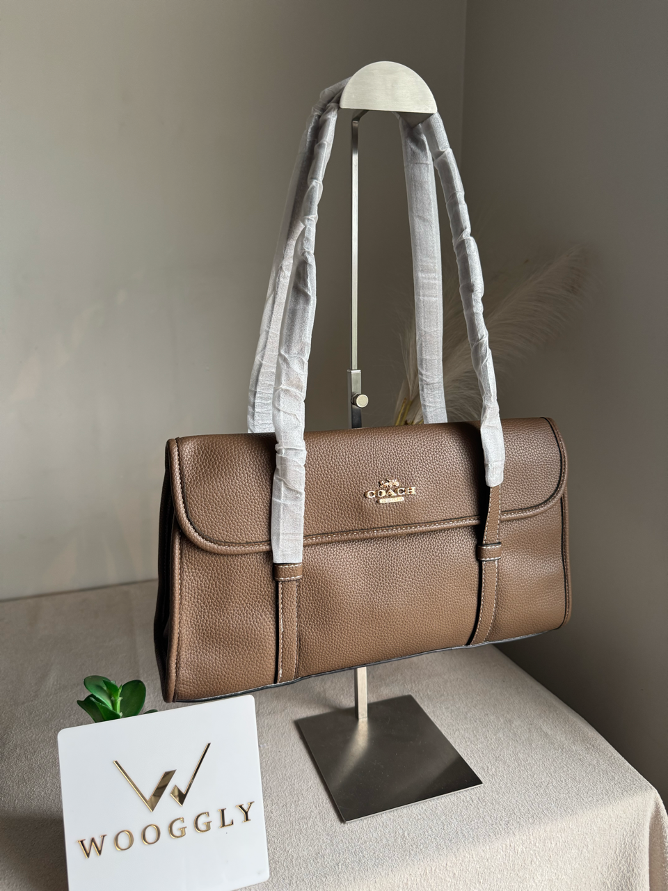 High Quality Coach Shoulder Bag - Vintage Brown