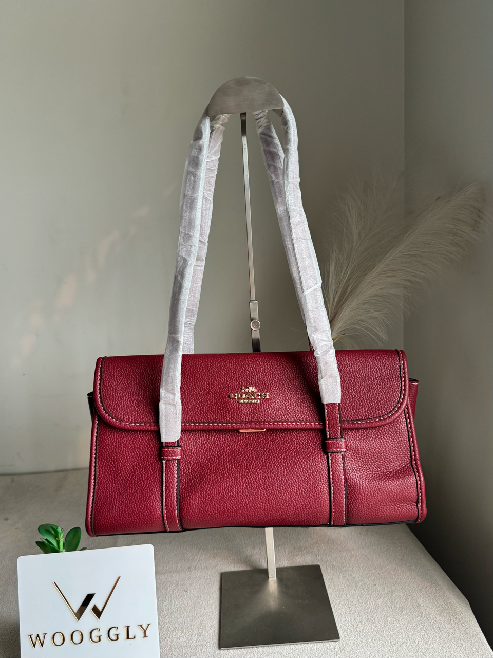High Quality Coach Shoulder Bag - Maroon