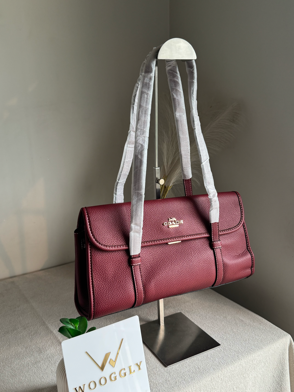 High Quality Coach Shoulder Bag - Maroon