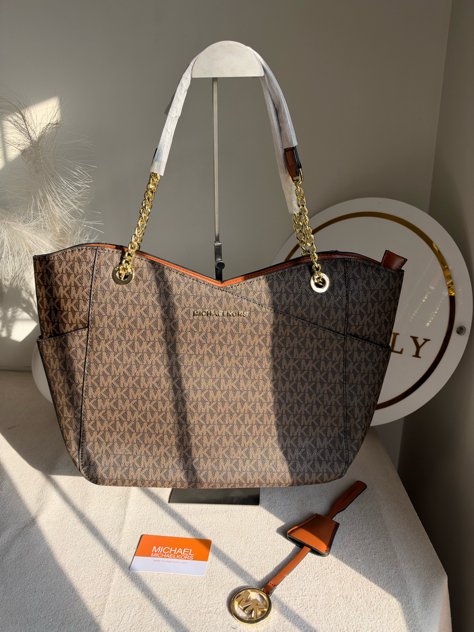 MK Tote Bag - Brown