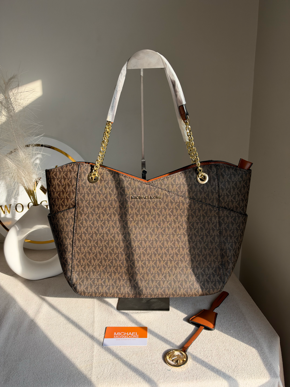 MK Tote Bag - Brown