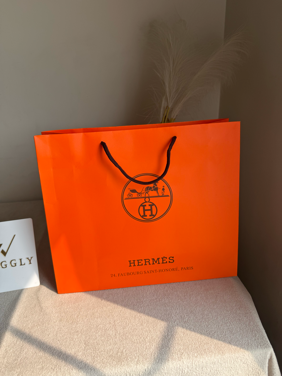 Gift Bag - Hermes - Medium (MUST ADD ON BOX/CARTON PACKING)