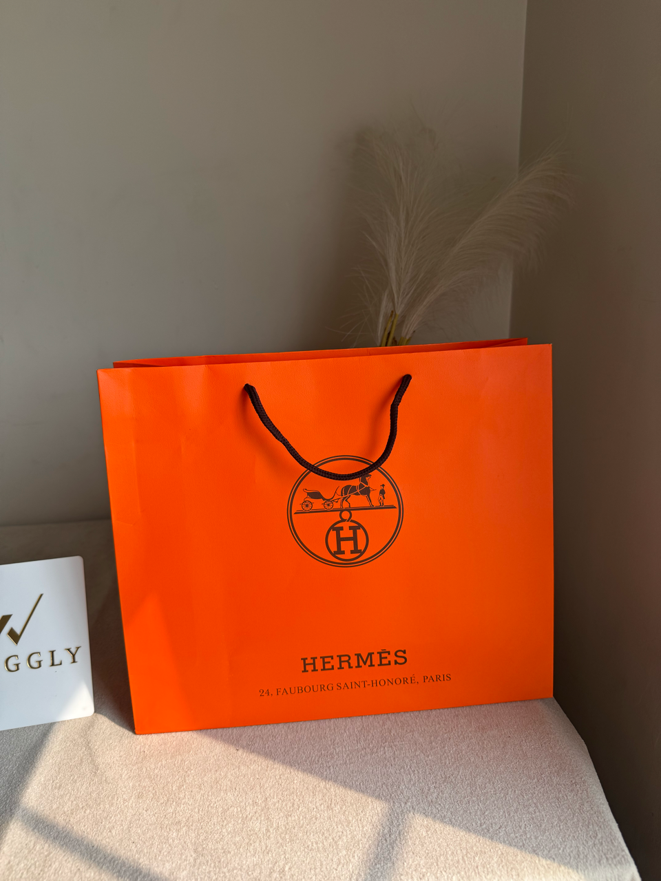 Gift Bag - Hermes - Medium (MUST ADD ON BOX/CARTON PACKING)