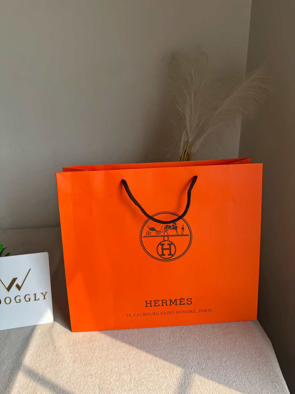 Gift Bag - Hermes - Medium (MUST ADD ON BOX/CARTON PACKING)