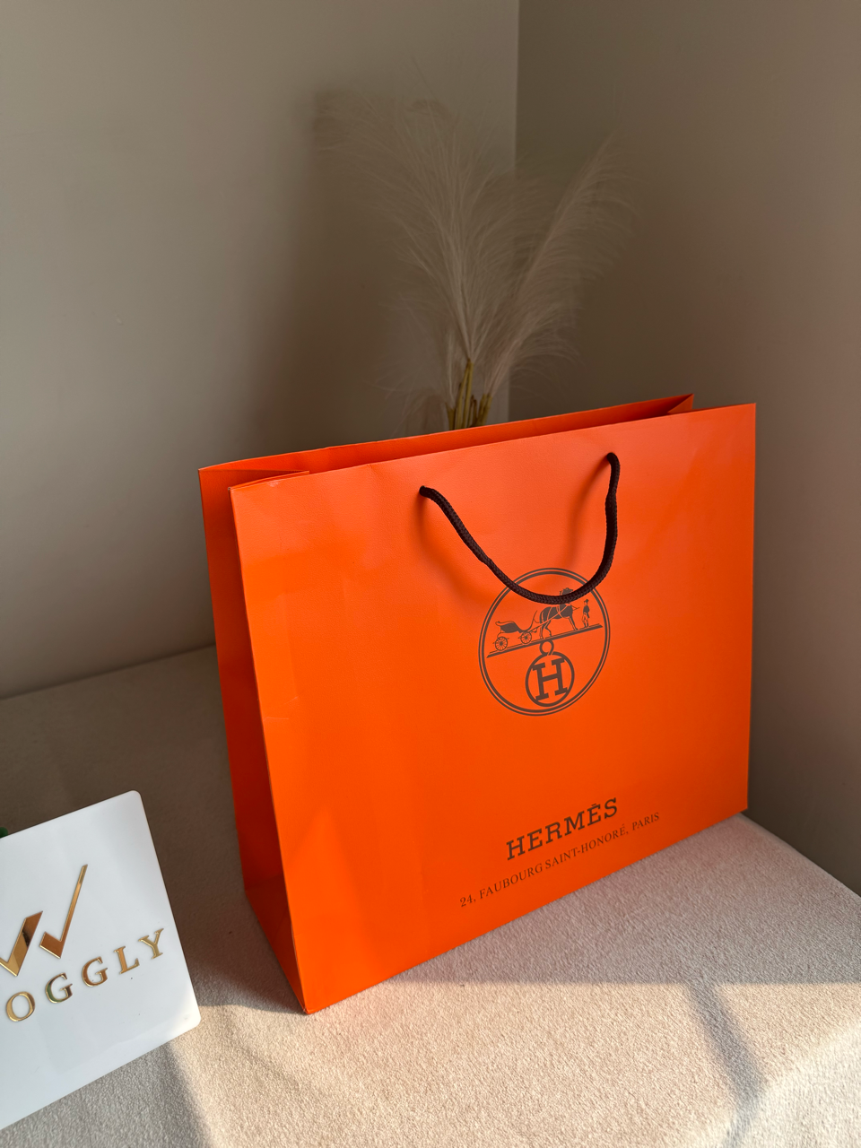 Gift Bag - Hermes - Medium (MUST ADD ON BOX/CARTON PACKING)
