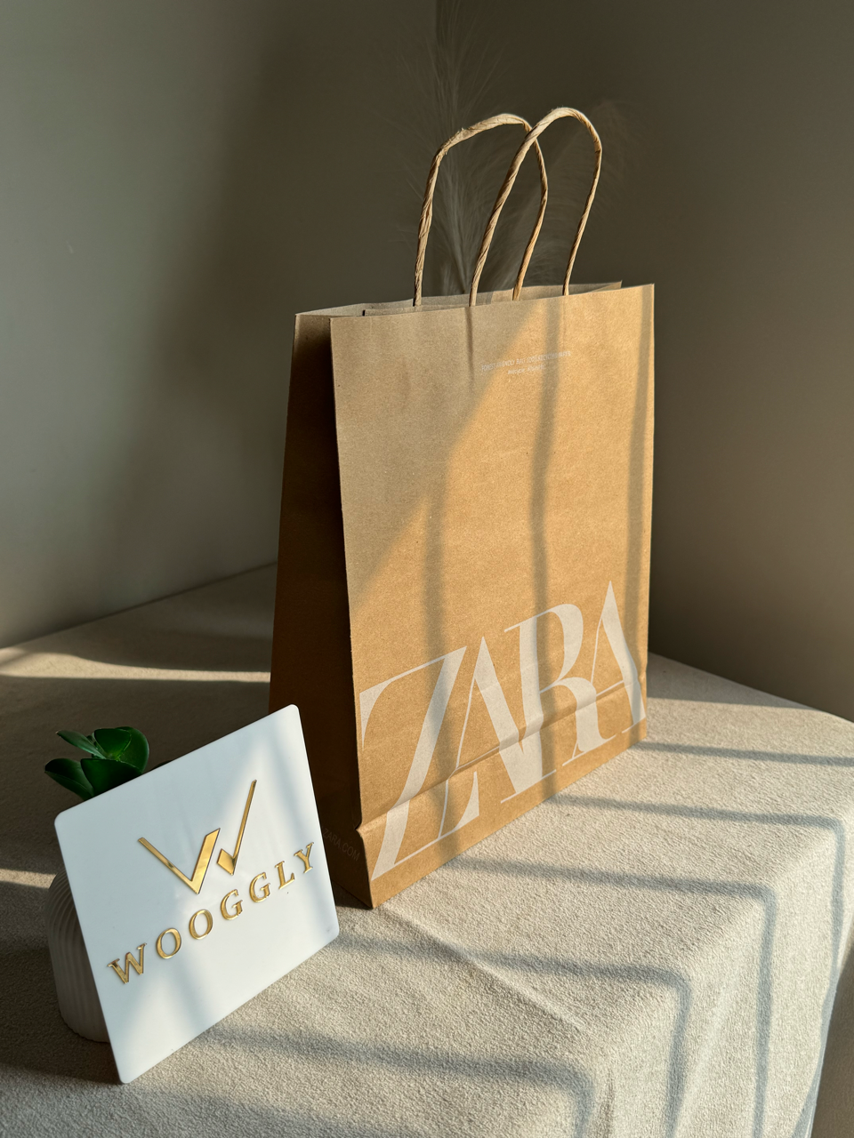 Gift Bag - Zara (same as original) - Medium (MUST ADD ON BOX/CARTON PACKING)