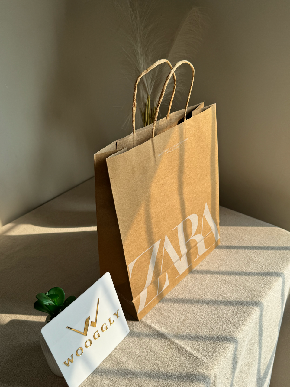Gift Bag - Zara (same as original) - Medium (MUST ADD ON BOX/CARTON PACKING)
