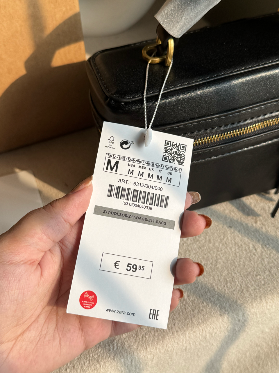 Viral Zara Bag- Black