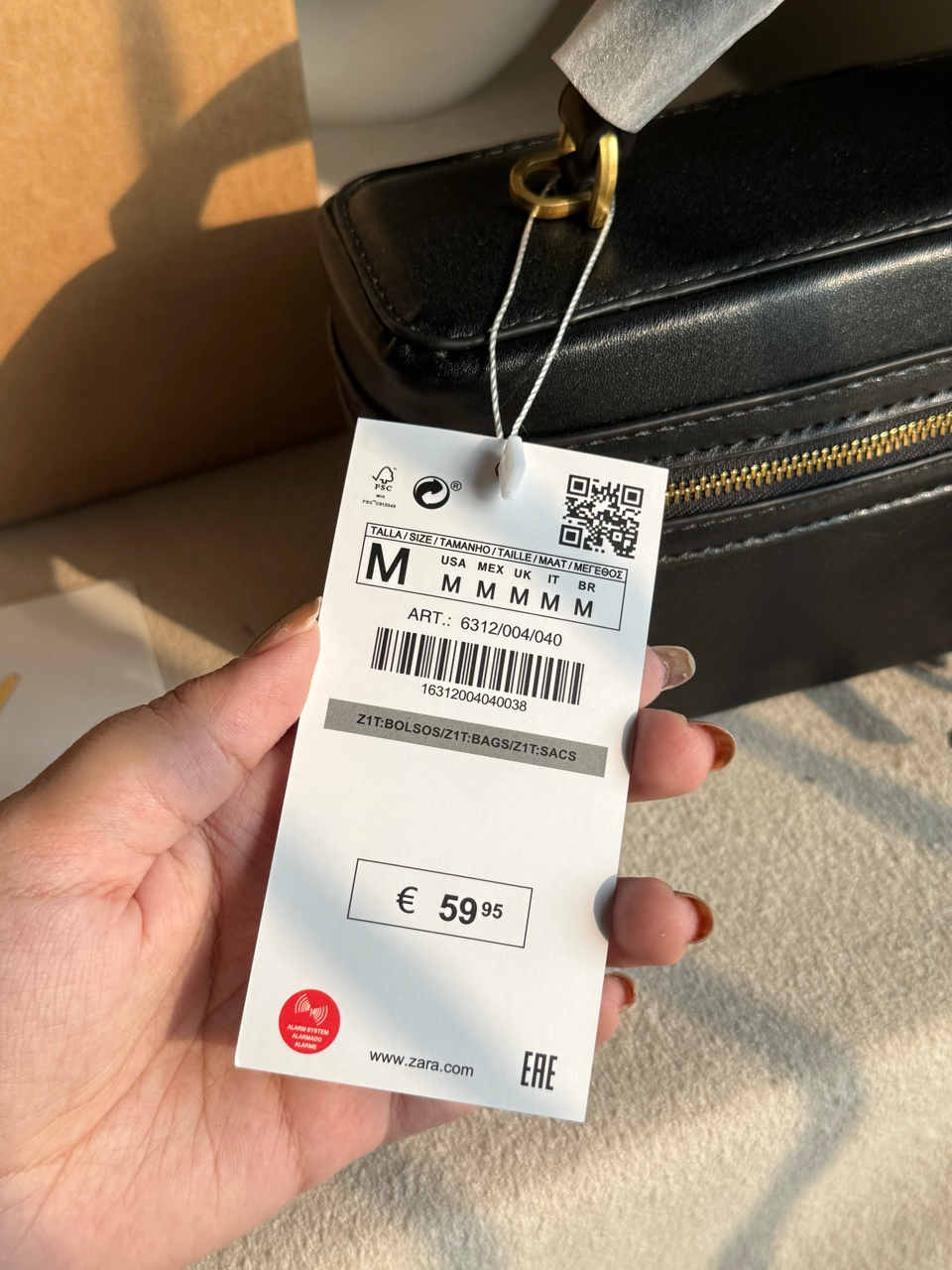 Viral Zara Bag- Black