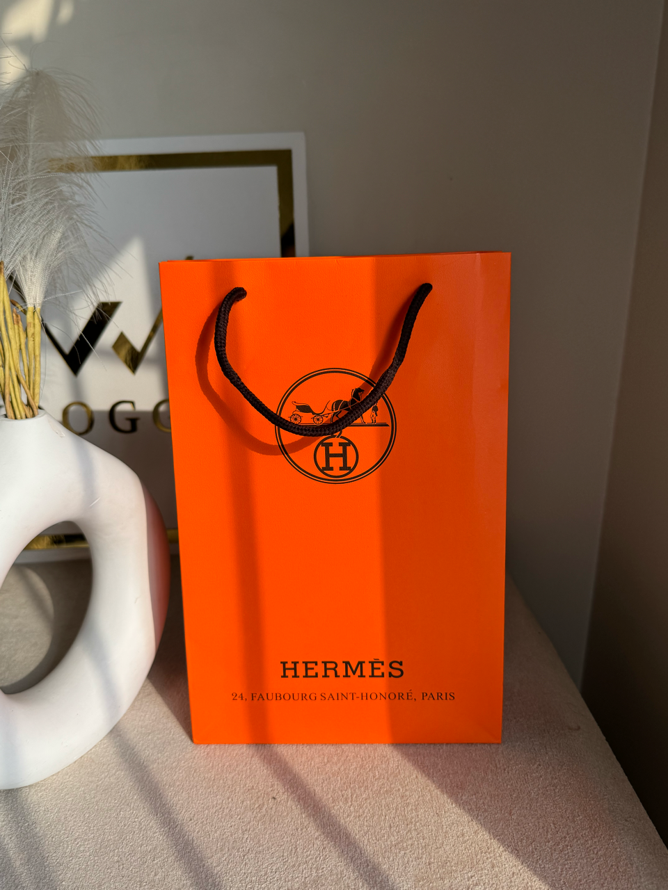 Gift Bag - Hermes - Small (MUST ADD ON BOX/CARTON PACKING)