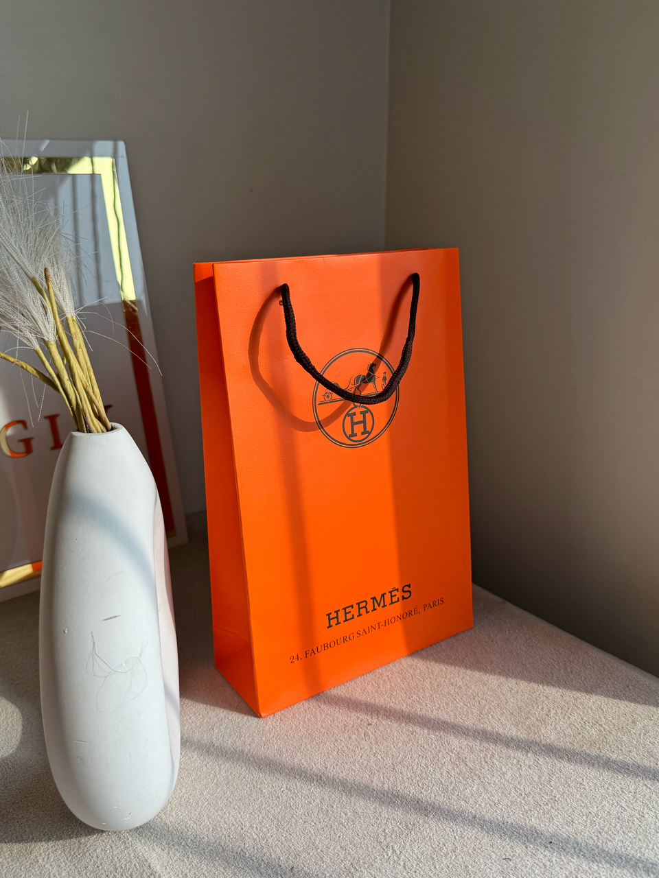 Gift Bag - Hermes - Small (MUST ADD ON BOX/CARTON PACKING)