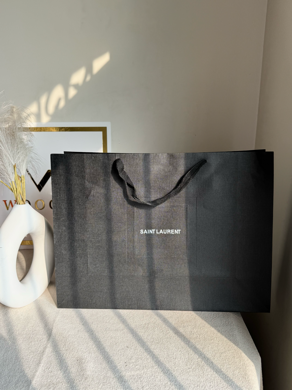 Gift Bag - Saint Laurent (High Quality) - Large (MUST ADD ON BOX/CARTON PACKING)