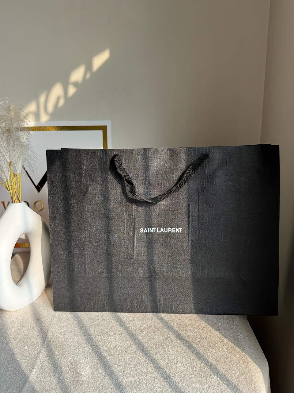 Gift Bag - Saint Laurent (High Quality) - Large (MUST ADD ON BOX/CARTON PACKING)