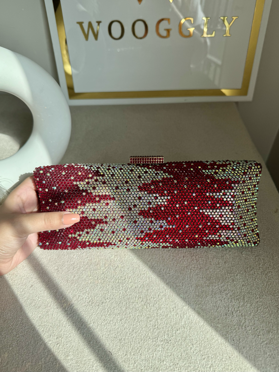 High Quality Élan Clutch - Galaxy Red