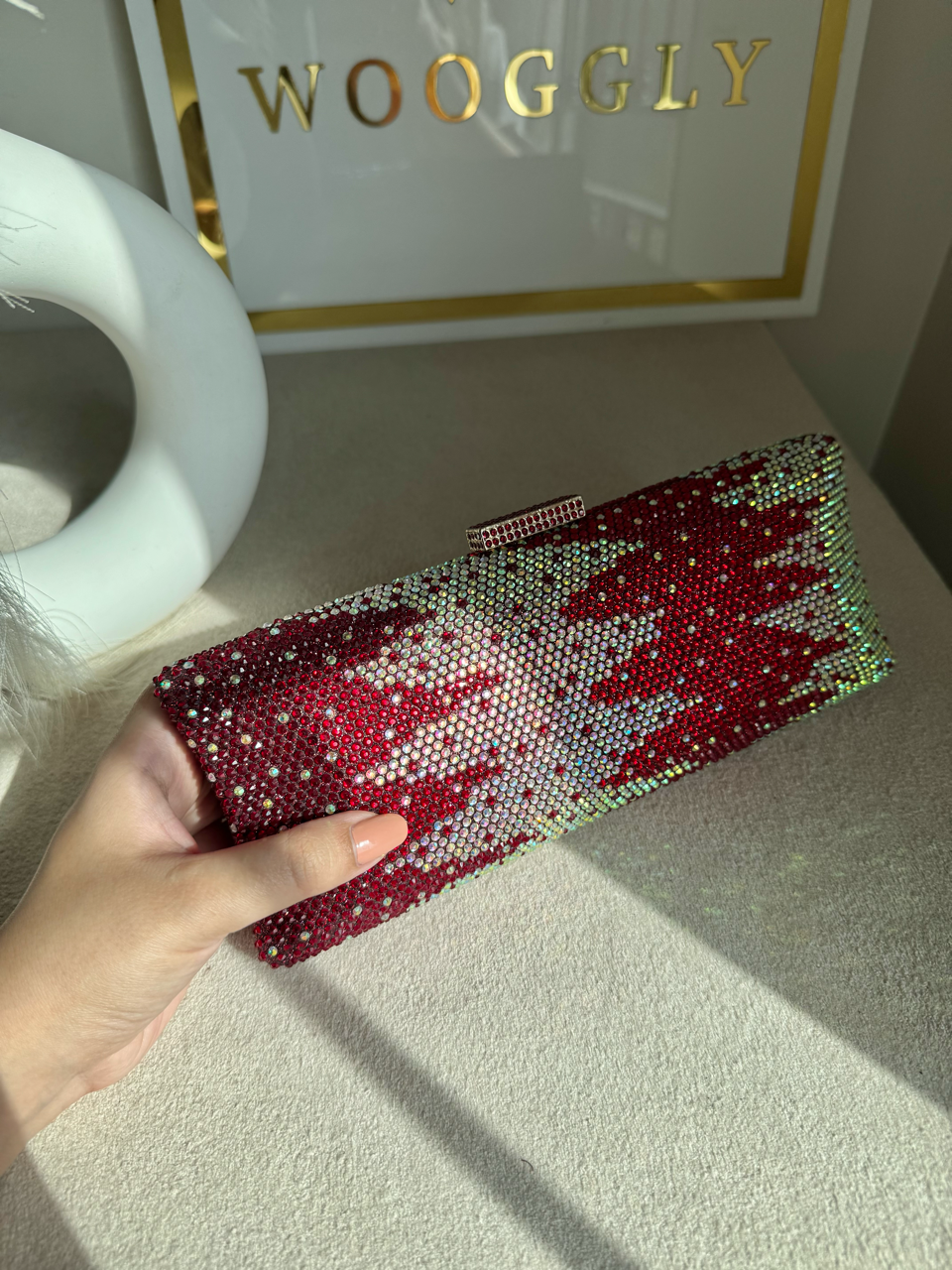 High Quality Élan Clutch - Galaxy Red