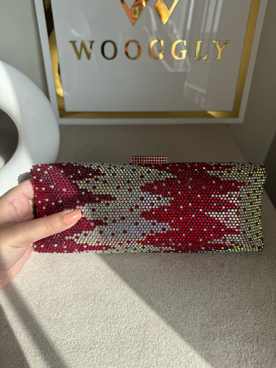 High Quality Élan Clutch - Galaxy Red