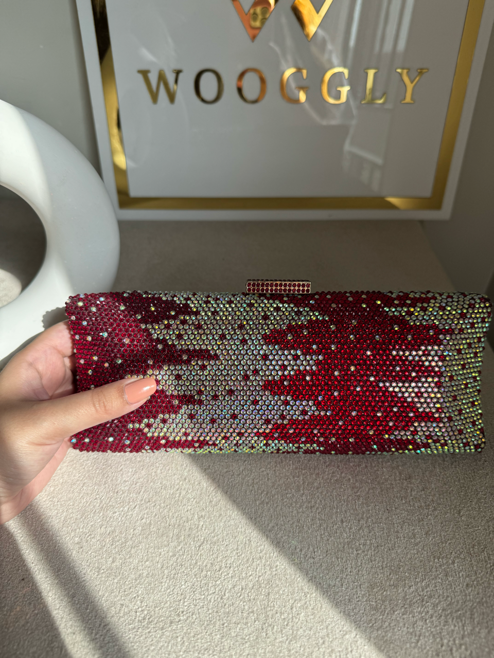 High Quality Élan Clutch - Galaxy Red