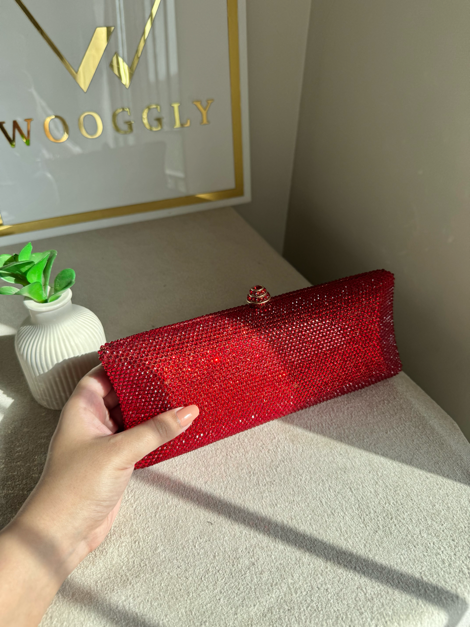 High Quality Élan Clutch - Shendi Red