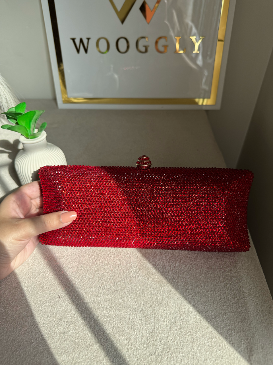 High Quality Élan Clutch - Shendi Red