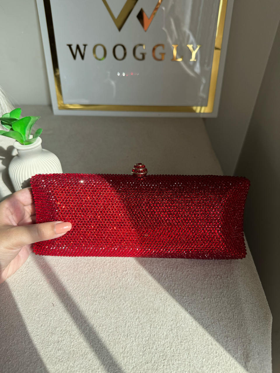 High Quality Élan Clutch - Shendi Red