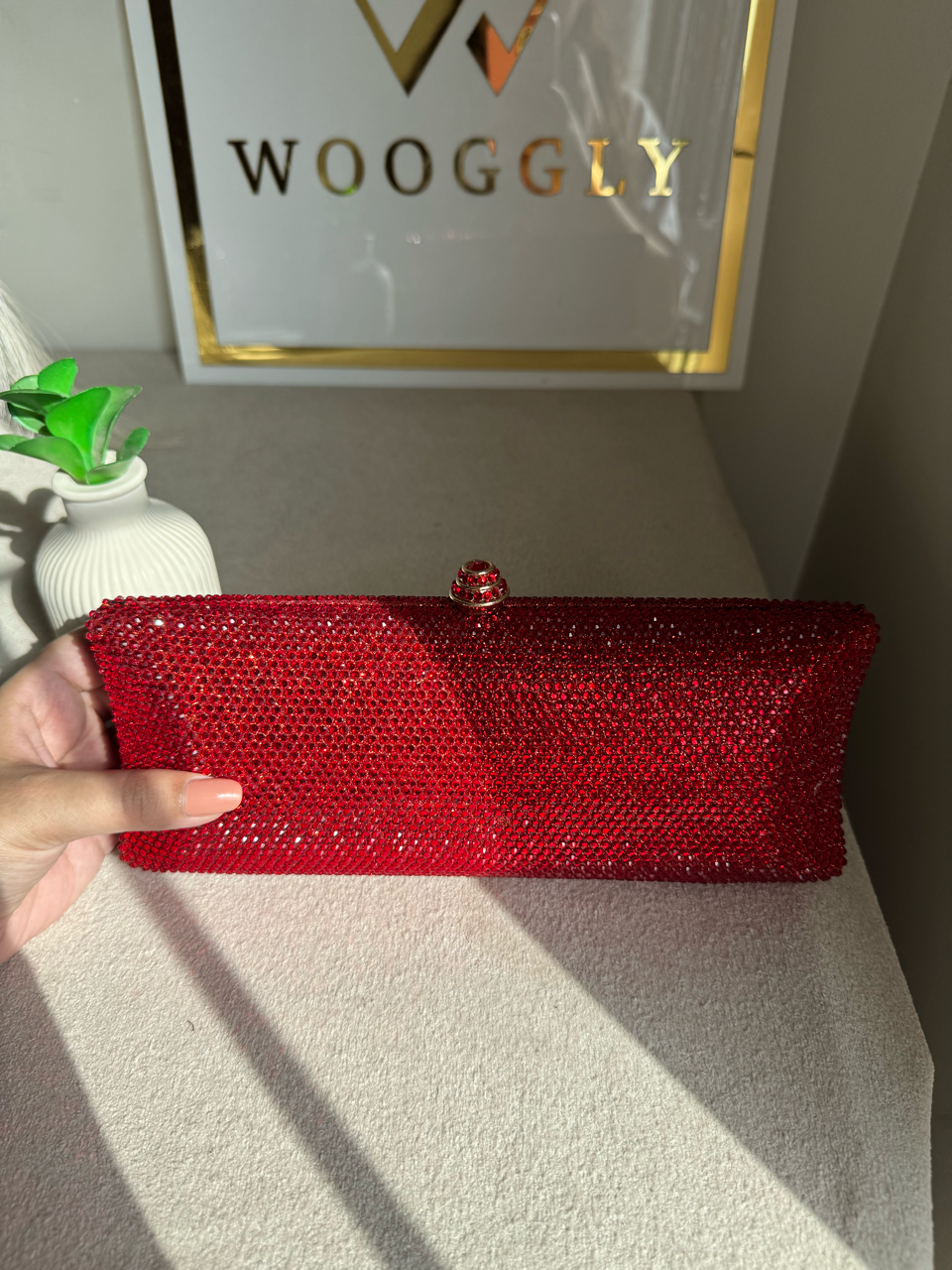 High Quality Élan Clutch - Shendi Red