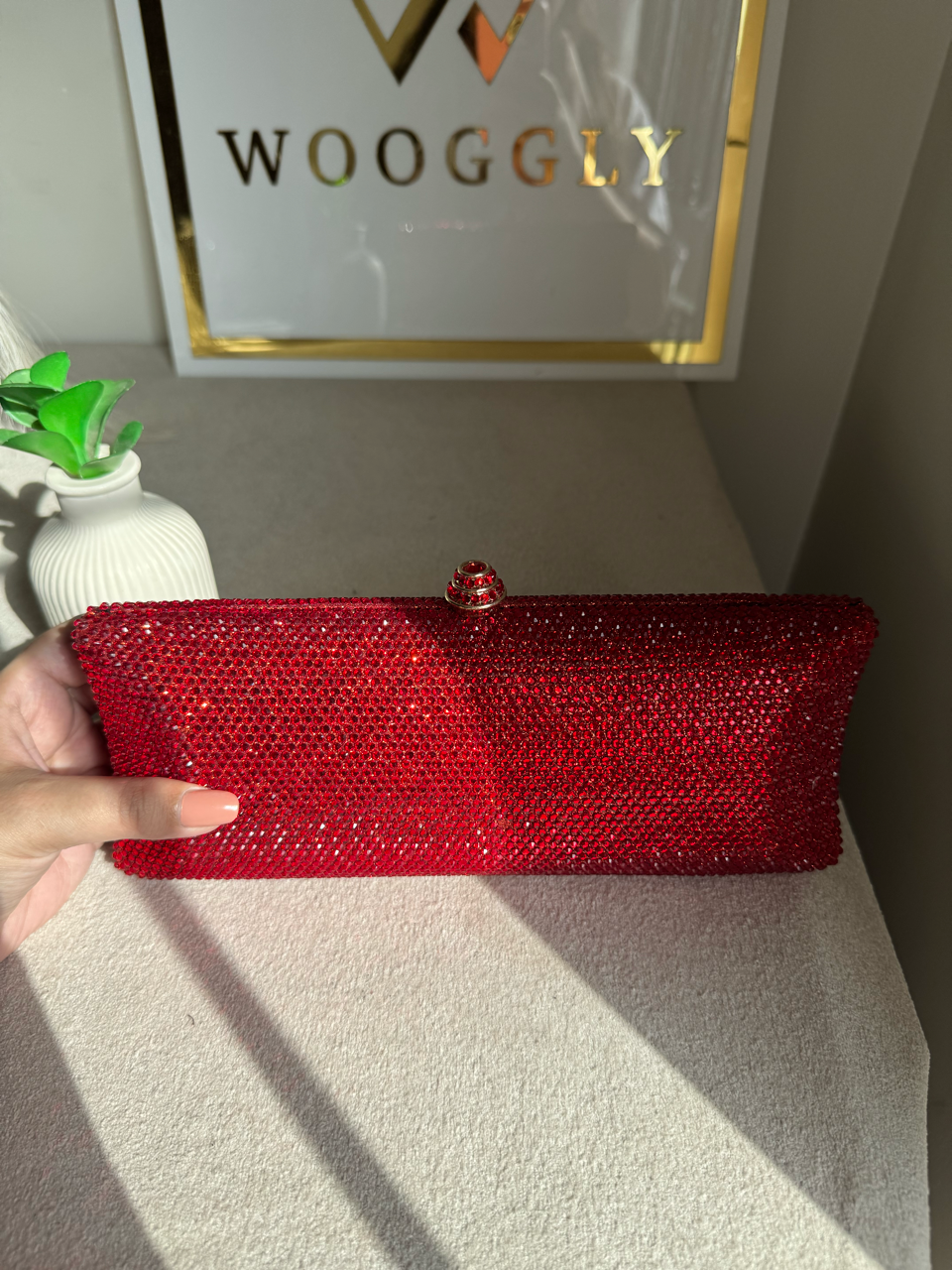 High Quality Élan Clutch - Shendi Red