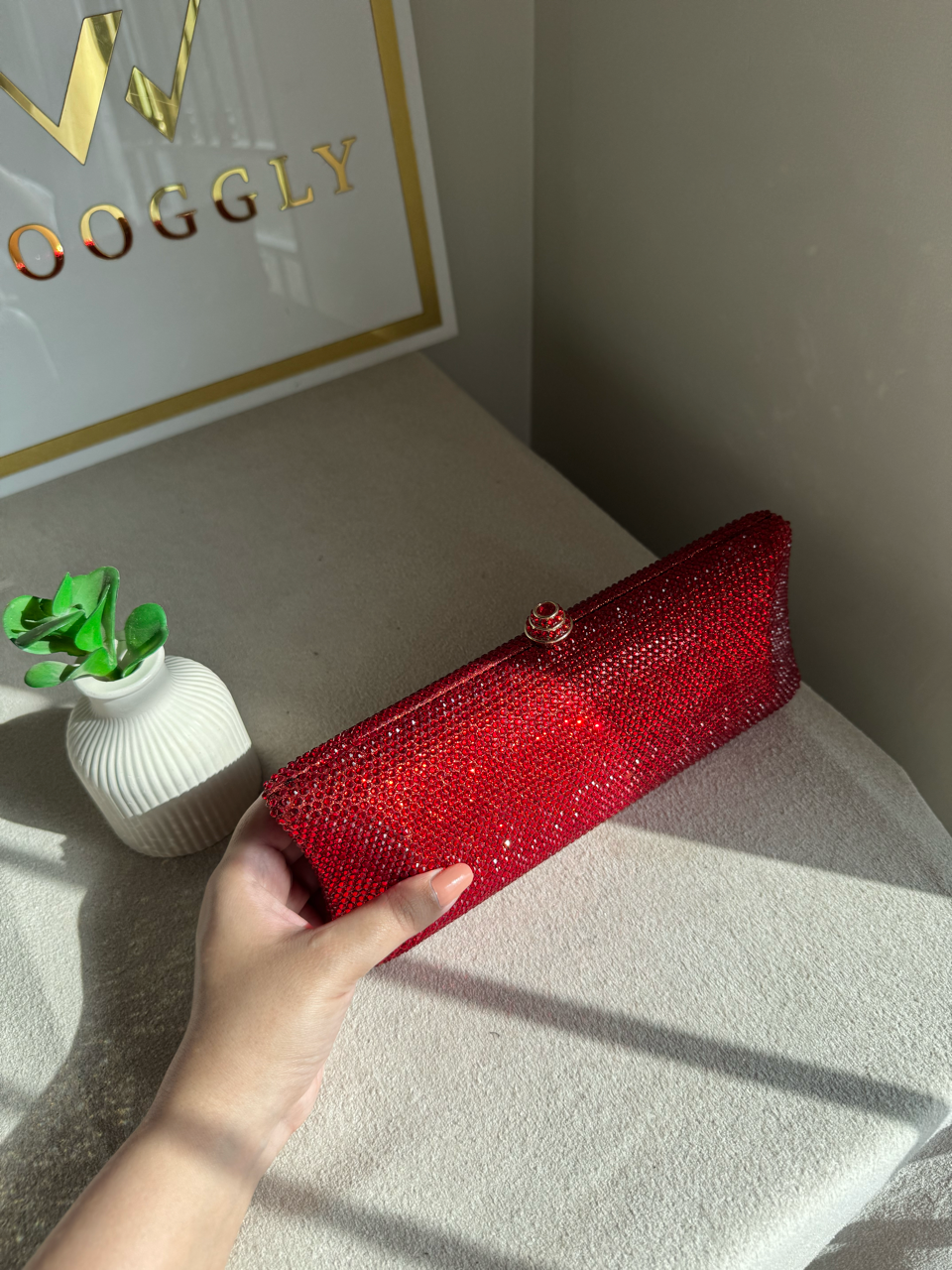 High Quality Élan Clutch - Shendi Red