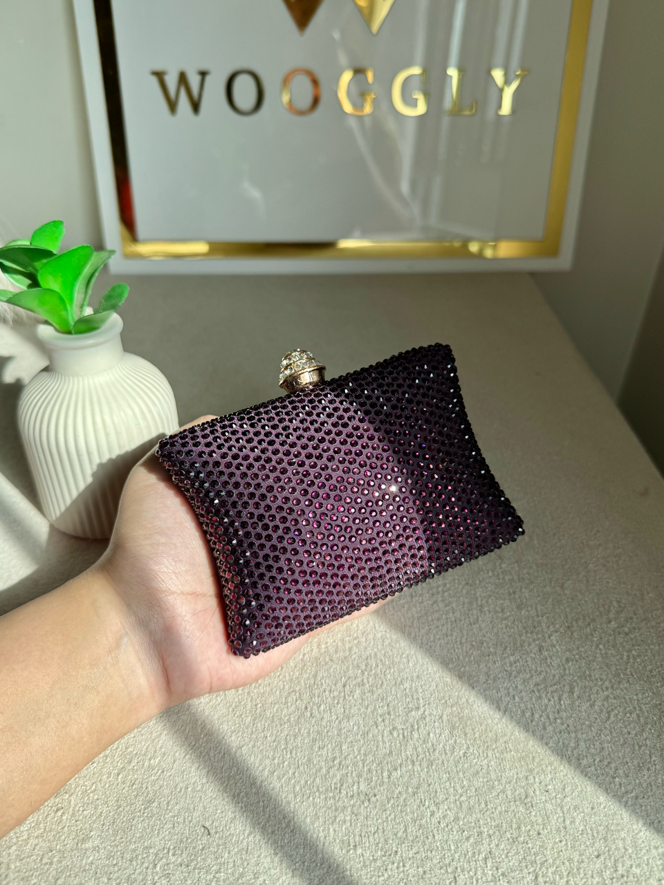 Ella Clutch - Prettiest Magenta