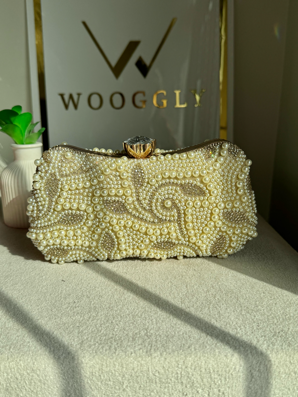 Vintage Pearl Clutch