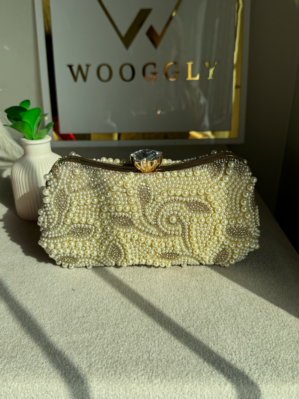 Vintage Pearl Clutch