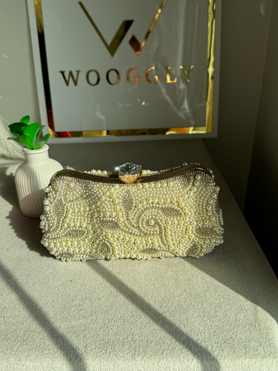 Vintage Pearl Clutch