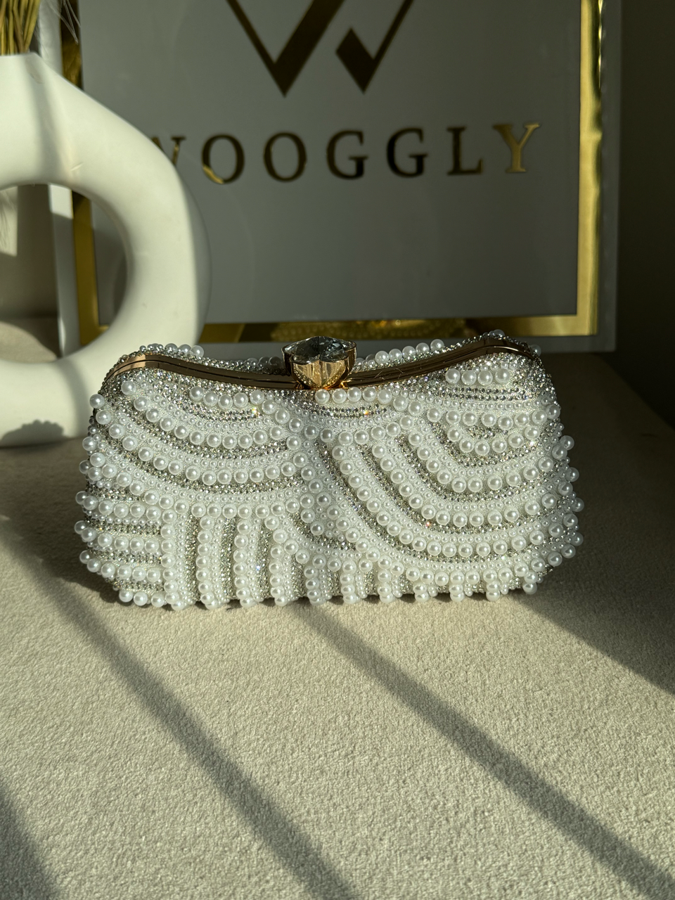 Glitz & Glam Pearl Clutch