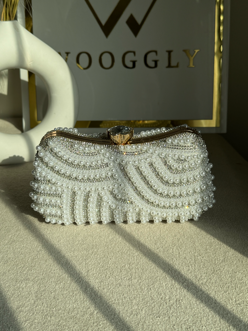 Glitz & Glam Pearl Clutch