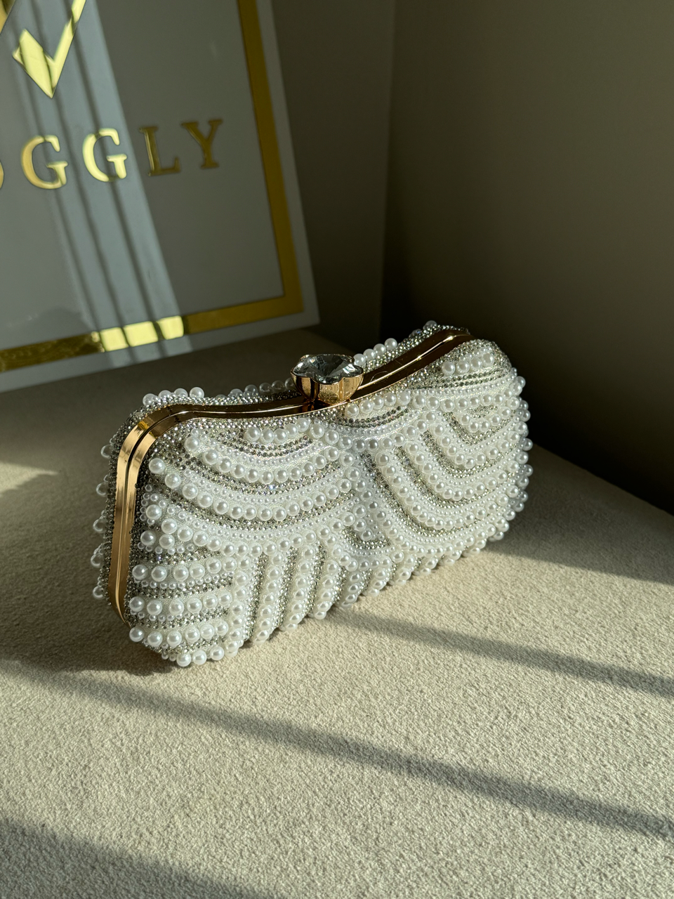 Glitz & Glam Pearl Clutch