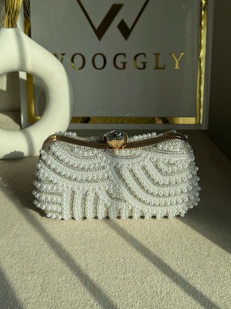 Glitz & Glam Pearl Clutch