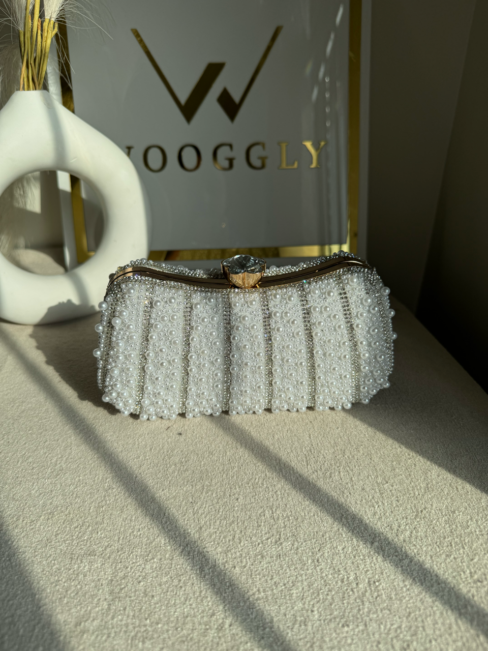Royal Heritage Pearl Clutch