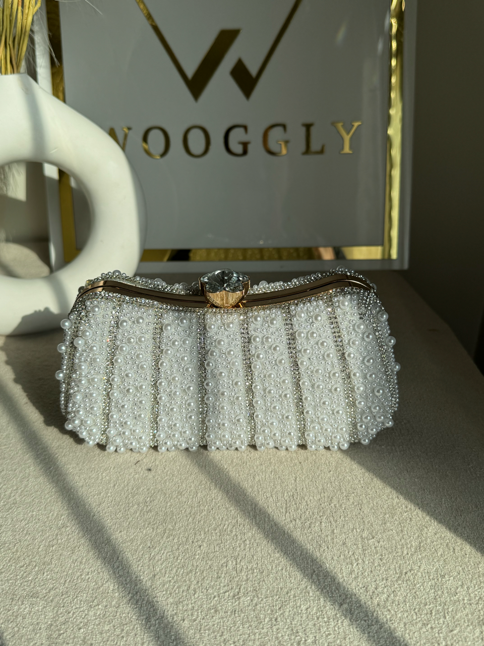 Royal Heritage Pearl Clutch
